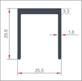 Intermediate Mullion Connection Profile